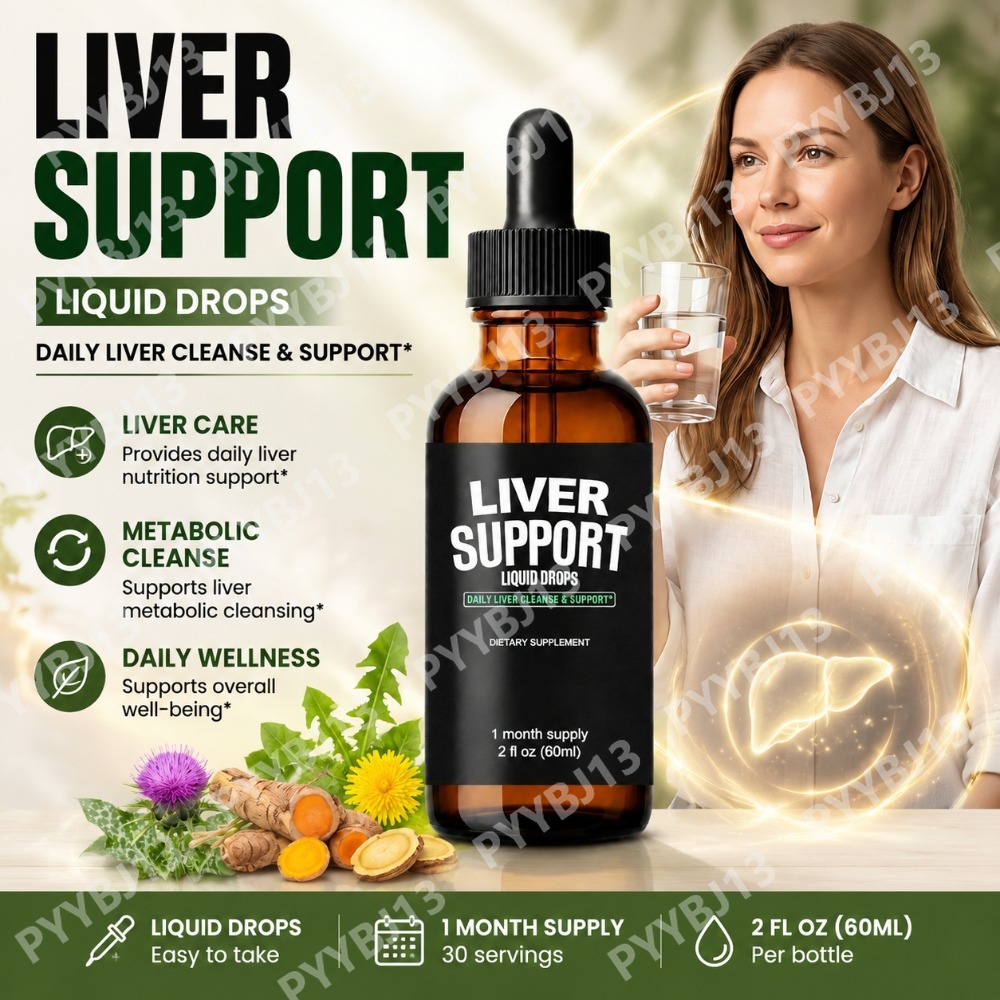 Herbal And Wellness - Gouttes de soutien hépatique avec berbérine,