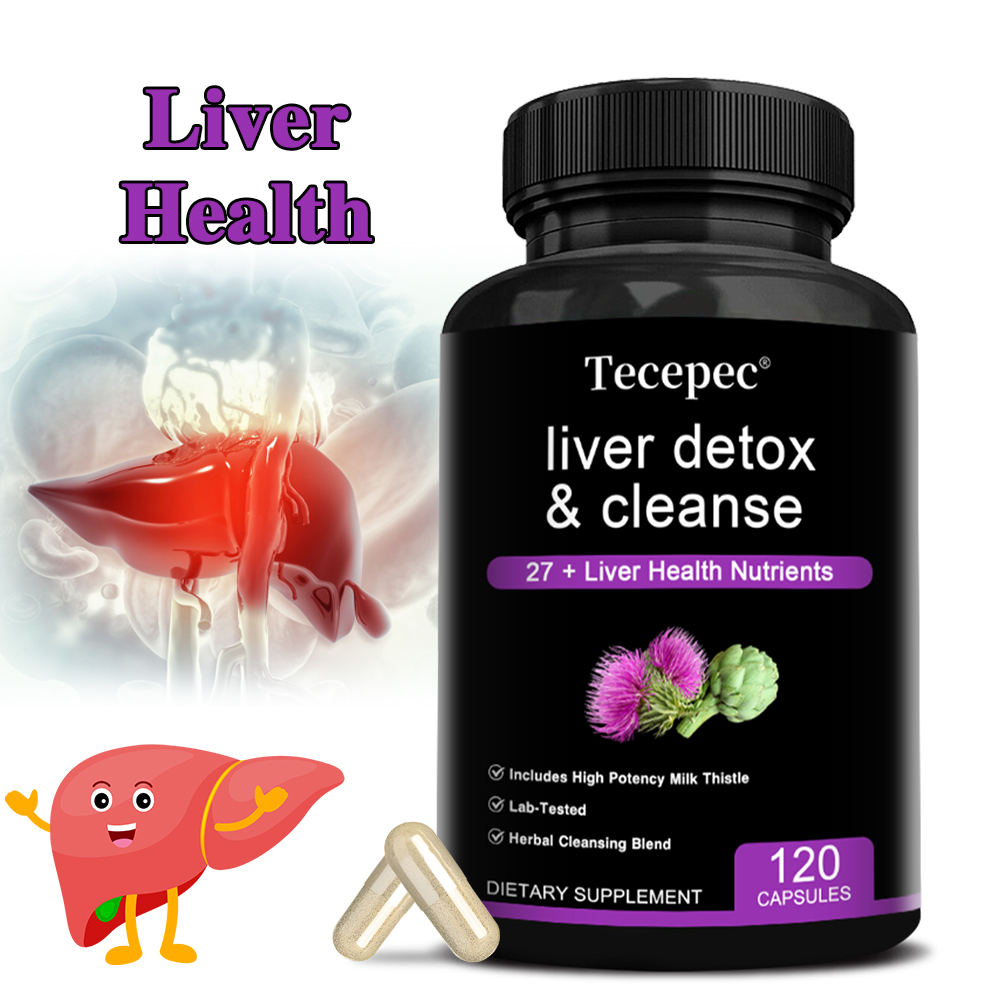 Herbal And Wellness - Capsules de soutien hépatique avec mélange
