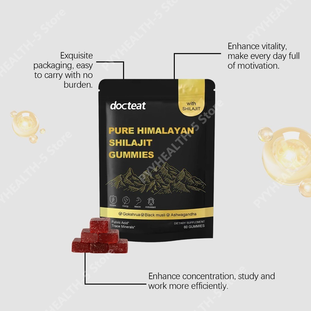 Docteat Gummies de Shilajit Pu - Herbal And Wellness avis et prix